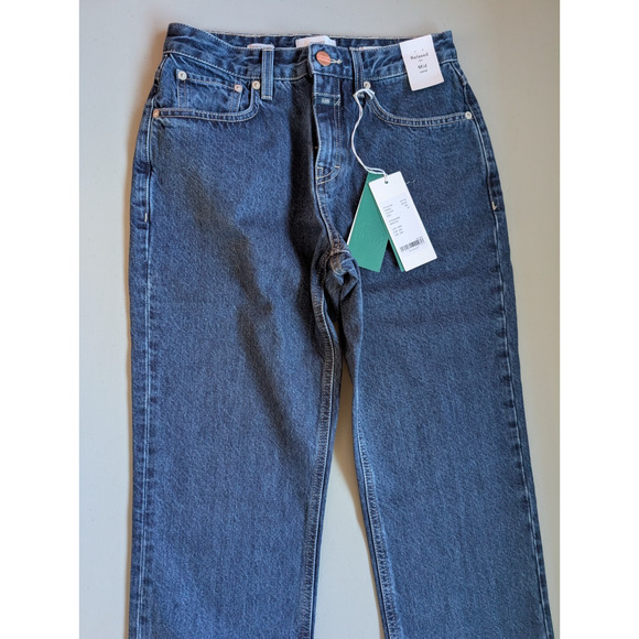 NWT Closed Denim Briston Straight Leg Jeans Size 25 Dark Blue 2C437 - Picture 4 of 15